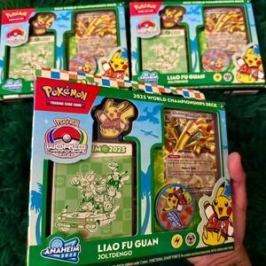Pokemon 2025 World Championship Deck - Liao Fu Guan Joltdengo